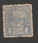 Stamps Honduras -  Paisaje montañoso