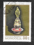 Stamps : Asia : Mongolia :  813 - Obra de Orfebrería Mongol del Siglo XIX