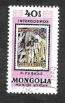 Stamps : Asia : Mongolia :  1128j - Cosmonautas de Vuelos de Intercosmos
