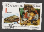 Stamps Nicaragua -  Iguana