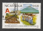 Stamps Nicaragua -  Armadillo