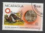 Stamps Nicaragua -  Oso hormiguero