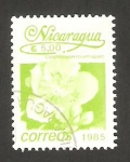 Stamps Nicaragua -  1386 - flor cochiospermum spec