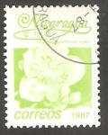 Stamps Nicaragua -  1435 - Flor