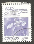 Sellos del Mundo : America : Nicaragua : 1437 - Flor