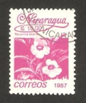 Sellos del Mundo : America : Nicaragua : 1440 - flor tecoma stans