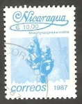 Sellos de America - Nicaragua -  1444 - Flor