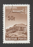 Stamps Hungary -  Sobrevolando Atenas