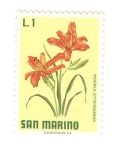 Stamps San Marino -  Hemerocallis