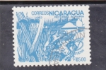 Stamps : America : Nicaragua :  REFORMA AGRARIA-azucar 