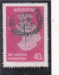 Stamps Argentina -  AÑO GEOFISICO INTERNACIONAL