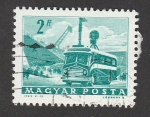 Stamps Hungary -  Autobús