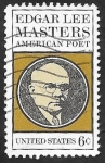 Stamps United States -  899 - Edgar Lee Masters, poeta