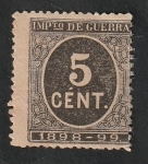 Stamps Spain -  236 - Cifra, Impuesto de guerra