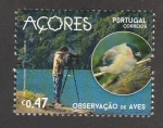 Sellos de Europa - Portugal -  Açores,actividades:observación de aves