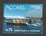 Stamps Portugal -  Açores,actividades:observación de cetáceos
