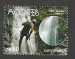 Stamps Portugal -  Açores, actividad de  barranquismo