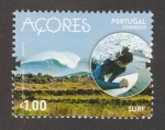Sellos de Europa - Portugal -  Açores, actividad de surf