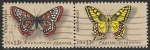 Stamps United States -  1160 y 1161 - Mariposas