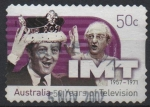 Stamps Australia -  50 th  ANIVERSARIO  DE  LA  TELEVISIÓN  EN  AUSTRALIA.  ESTA  NOCHE  EN  BELBOURNE.
