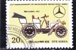 Sellos de Asia - Corea del norte -  COCHES DE EPOCA MERCEDES-BENZ 