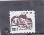 Sellos de Asia - Corea del norte -  Country apartment