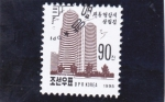 Sellos de Asia - Corea del norte -  Urban apt. towers