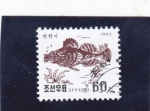 Stamps North Korea -  Shorthorn Sculpin