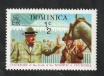 Sellos de America - Dominica -  396 - Centº del nacimiento de sir Winston Churchill