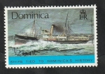 Sellos de America - Dominica -  427 - Historia de la marina dominicana, Barco Yare