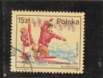 Stamps Poland -  CAMPEONATO MUNDIAL DE KAJAK 1986