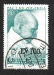 Stamps Chile -  100 cumpleaños de Mahatma Gandhi (1869-1948)