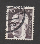 Stamps Germany -  Presidente Heinemann