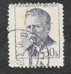 Sellos de Europa - Checoslovaquia -  870A - Antonín Novotný