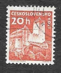 Stamps Czechoslovakia -  972 - Castillo de Kost