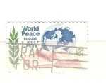 Stamps United States -   RESERVADOpaz mundial