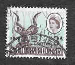 Stamps United Kingdom -  225 - Kudu