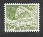 Stamps Switzerland -  330 - Tren de Montaña
