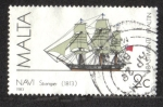 Stamps Malta -  Naves maltesas (2ª serie)
