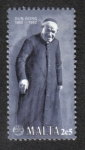 Stamps : Europe : Malta :  Centenario del nacimiento del fundador de la sociedad de doctrina cristiana