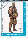 Stamps United Arab Emirates -  PARACAIDISTA-SENEGAL