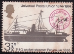 Stamps United Kingdom -  Universal Postal Union 1874-1974