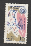 Stamps Brazil -  Año Internacional del turismo