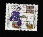 Stamps Germany -  750 años de la profesión de farmaceútico