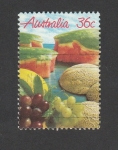 Sellos de Oceania - Australia -  Melones y sandías