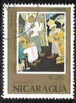Sellos de America - Nicaragua -  Adoracion de los Reyes Magos
