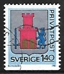 Stamps Sweden -  Escudo de armas