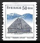 Stamps Sweden -  Casa tradicional