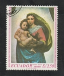Stamps Ecuador -  Pintura de Raffael Santi