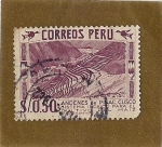 Stamps Peru -  Andenes de Pisac